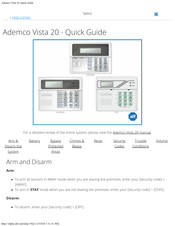 ADEMCO 6127 Quick Manual