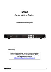 Lumens LC100 User Manual