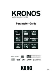 Korg KRONOS SGX-2 Parameter Manual