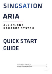 Singsation ARIA Quick Start Manual