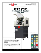 Techno CNC Systems BT1212 Manual