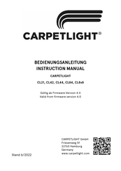 CARPETLIGHT CL8X8 Instruction Manual