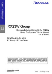 Renesas RSSK User Manual