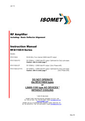 ISOMET RFA1160-4-(ZP)-PO Instruction Manual