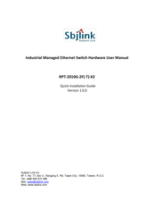 Subject Link RPT-2010G-2F Quick Installation Manual