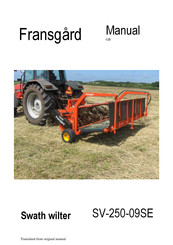 Fransgard SV-250-09SE Manual