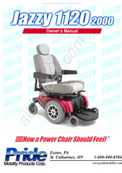 Pride Mobility Jazzy 1120 2000 Owner's Manual