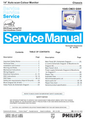 Philips 104S CM23 GSIII Service Manual