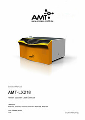 AMT 8200-003 Service Manual