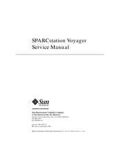 Sun Microsystems SPARCstation Voyager Service Manual