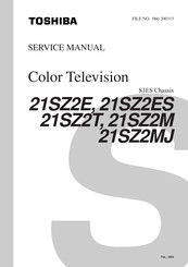 Toshiba 21SZ2MJ Service Manual