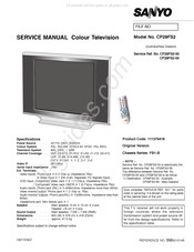 Sanyo CP29FS2-00 Service Manual