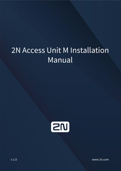 2N Access Unit M Installation Manual