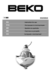 Beko DS233010 Instructions For Use Manual
