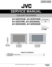 JVC InteriArt AV-32X37HKE Service Manual
