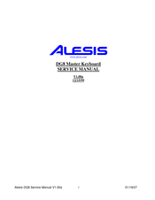 Alesis DG8 Service Manual