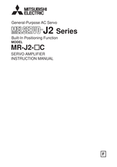 Mitsubishi Electric MELSERVO MR-J2 C Series Instruction Manual