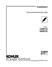Kohler 30REYG Installation Manual