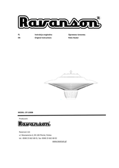Ravanson OT-1500B Original Instructions Manual