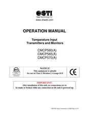 STI CMCP565A Operation Manual