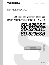 Toshiba SD-520EKE Service Manual
