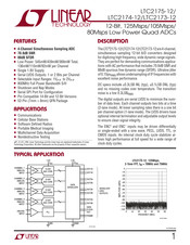 Linear Technology LTC2175-12 Manual