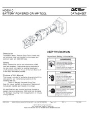 DMC HDE51C Manual