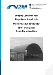 Storage Canopy C2620R Assembly Instructions Manual