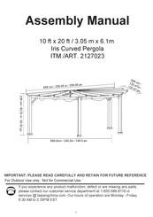 Costco Iris 2127023 Assembly Manual
