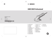 Bosch Professional GWS 900 Original Instructions Manual
