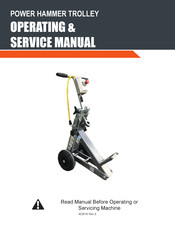 National Flooring Equipment Trolley-10 Operating & Service Manual