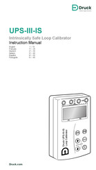 Druck UPS-III-IS Instruction Manual