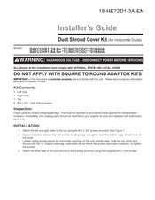 Trane BAYCOVR112A Installer's Manual
