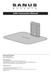 sanus accents A401 Instruction Manual