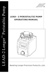 Baoding Longer Precision Pump LEAD-2 Longer Operating Manual