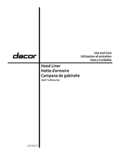 Dacor DHD U790DA Series Use And Care Manual