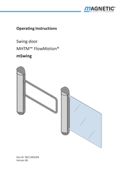 Magnetic Autocontrol MHTM FlowMotion mSwing Operating Instructions Manual