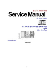 Panasonic SA-PM17E Service Manual