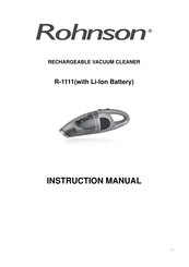 Rohnson R-1111 Instruction Manual