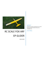 Build RC RC SCALE FOX ARF EP GLIDER Build Manual