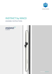 Maco INSTINCT Assembly Instructions Manual