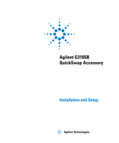 Agilent Technologies QuickSwap G3185B Installation And Setup