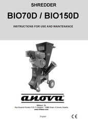 MILLASUR Anova BIO70D Instructions For Use And Maintenance Manual
