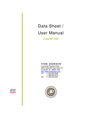 Time domain PulsON 440 Datasheet And User Manual