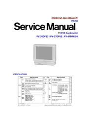 Panasonic PV 20DF62 Service Manual