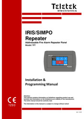 Teletek electronics TFT Installation & Programming Manual