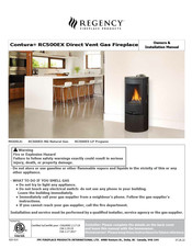 Regency Contura RC500EX-LP Owners & Installation Manual