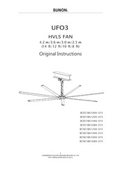SUNON UFO3 BCNE1BA168A-01S Original Instructions Manual