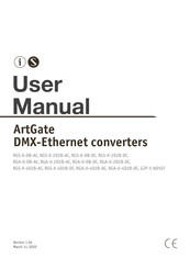 Sundrax ArtGate RGA-0-DB-AC User Manual