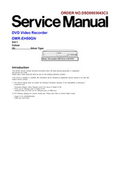 Panasonic DMR-EH50GN Service Manual